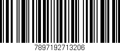 Código de barras (EAN, GTIN, SKU, ISBN): '7897192713206'