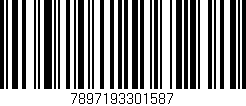 Código de barras (EAN, GTIN, SKU, ISBN): '7897193301587'
