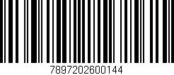 Código de barras (EAN, GTIN, SKU, ISBN): '7897202600144'