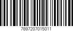 Código de barras (EAN, GTIN, SKU, ISBN): '7897207015011'