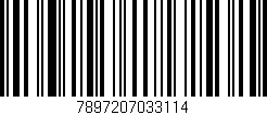 Código de barras (EAN, GTIN, SKU, ISBN): '7897207033114'