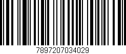 Código de barras (EAN, GTIN, SKU, ISBN): '7897207034029'