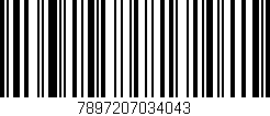 Código de barras (EAN, GTIN, SKU, ISBN): '7897207034043'