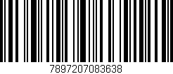 Código de barras (EAN, GTIN, SKU, ISBN): '7897207083638'