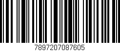 Código de barras (EAN, GTIN, SKU, ISBN): '7897207087605'