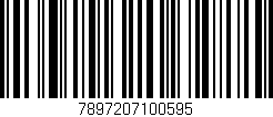Código de barras (EAN, GTIN, SKU, ISBN): '7897207100595'