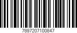 Código de barras (EAN, GTIN, SKU, ISBN): '7897207100847'
