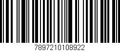 Código de barras (EAN, GTIN, SKU, ISBN): '7897210108922'
