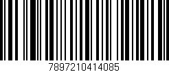 Código de barras (EAN, GTIN, SKU, ISBN): '7897210414085'