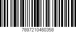 Código de barras (EAN, GTIN, SKU, ISBN): '7897210460358'