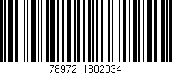 Código de barras (EAN, GTIN, SKU, ISBN): '7897211802034'