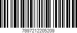 Código de barras (EAN, GTIN, SKU, ISBN): '7897212205209'