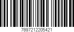 Código de barras (EAN, GTIN, SKU, ISBN): '7897212205421'