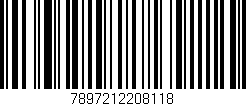 Código de barras (EAN, GTIN, SKU, ISBN): '7897212208118'