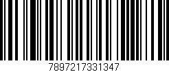 Código de barras (EAN, GTIN, SKU, ISBN): '7897217331347'