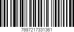 Código de barras (EAN, GTIN, SKU, ISBN): '7897217331361'