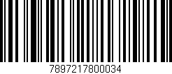 Código de barras (EAN, GTIN, SKU, ISBN): '7897217800034'