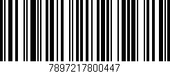 Código de barras (EAN, GTIN, SKU, ISBN): '7897217800447'