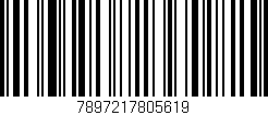 Código de barras (EAN, GTIN, SKU, ISBN): '7897217805619'