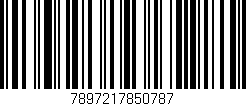 Código de barras (EAN, GTIN, SKU, ISBN): '7897217850787'