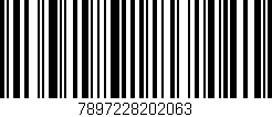 Código de barras (EAN, GTIN, SKU, ISBN): '7897228202063'