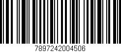 Código de barras (EAN, GTIN, SKU, ISBN): '7897242004506'