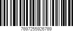 Código de barras (EAN, GTIN, SKU, ISBN): '7897255926789'