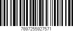 Código de barras (EAN, GTIN, SKU, ISBN): '7897255927571'