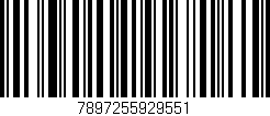 Código de barras (EAN, GTIN, SKU, ISBN): '7897255929551'