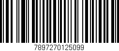 Código de barras (EAN, GTIN, SKU, ISBN): '7897270125099'