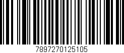 Código de barras (EAN, GTIN, SKU, ISBN): '7897270125105'