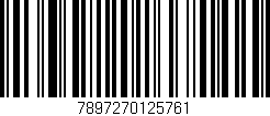 Código de barras (EAN, GTIN, SKU, ISBN): '7897270125761'