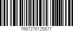 Código de barras (EAN, GTIN, SKU, ISBN): '7897270125877'
