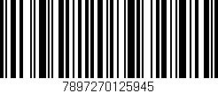 Código de barras (EAN, GTIN, SKU, ISBN): '7897270125945'