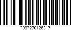 Código de barras (EAN, GTIN, SKU, ISBN): '7897270126317'