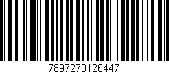 Código de barras (EAN, GTIN, SKU, ISBN): '7897270126447'