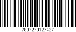 Código de barras (EAN, GTIN, SKU, ISBN): '7897270127437'