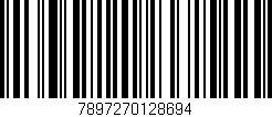 Código de barras (EAN, GTIN, SKU, ISBN): '7897270128694'