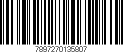 Código de barras (EAN, GTIN, SKU, ISBN): '7897270135807'