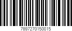 Código de barras (EAN, GTIN, SKU, ISBN): '7897270150015'