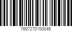 Código de barras (EAN, GTIN, SKU, ISBN): '7897270150046'
