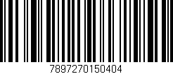 Código de barras (EAN, GTIN, SKU, ISBN): '7897270150404'