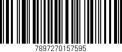 Código de barras (EAN, GTIN, SKU, ISBN): '7897270157595'