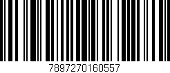 Código de barras (EAN, GTIN, SKU, ISBN): '7897270160557'