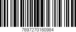 Código de barras (EAN, GTIN, SKU, ISBN): '7897270160984'