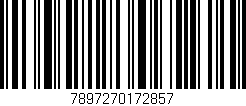 Código de barras (EAN, GTIN, SKU, ISBN): '7897270172857'