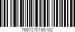 Código de barras (EAN, GTIN, SKU, ISBN): '7897270185192'