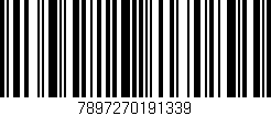 Código de barras (EAN, GTIN, SKU, ISBN): '7897270191339'