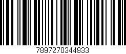 Código de barras (EAN, GTIN, SKU, ISBN): '7897270344933'