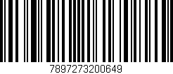 Código de barras (EAN, GTIN, SKU, ISBN): '7897273200649'